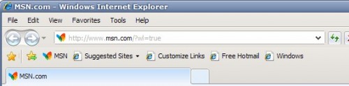 internet explorer toolbars