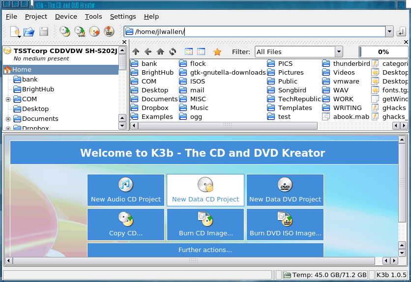 k3b linux