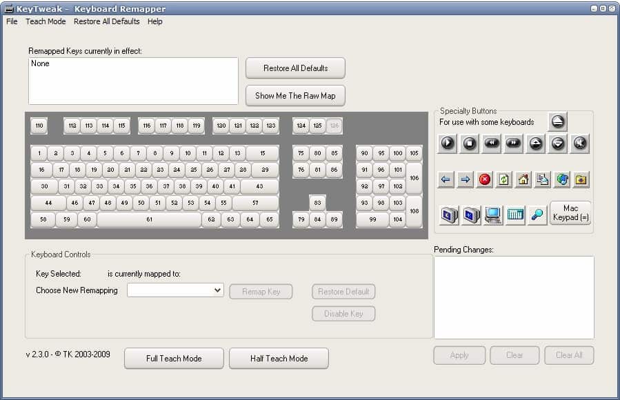 remap keyboard utility