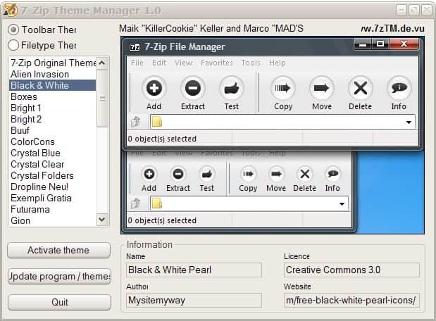 7-zip theme manager