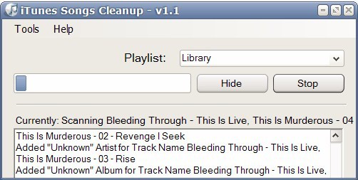 pulizia delle canzoni di iTunes
