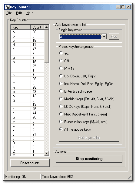 keycounter