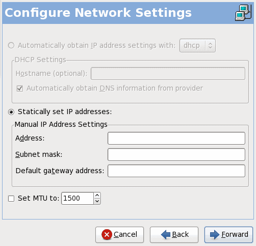 Network Settings