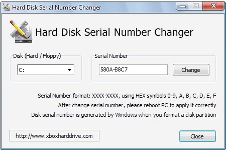 Vask vinduer lave et eksperiment kalligrafi Hard Disk Serial Number Changer - gHacks Tech News