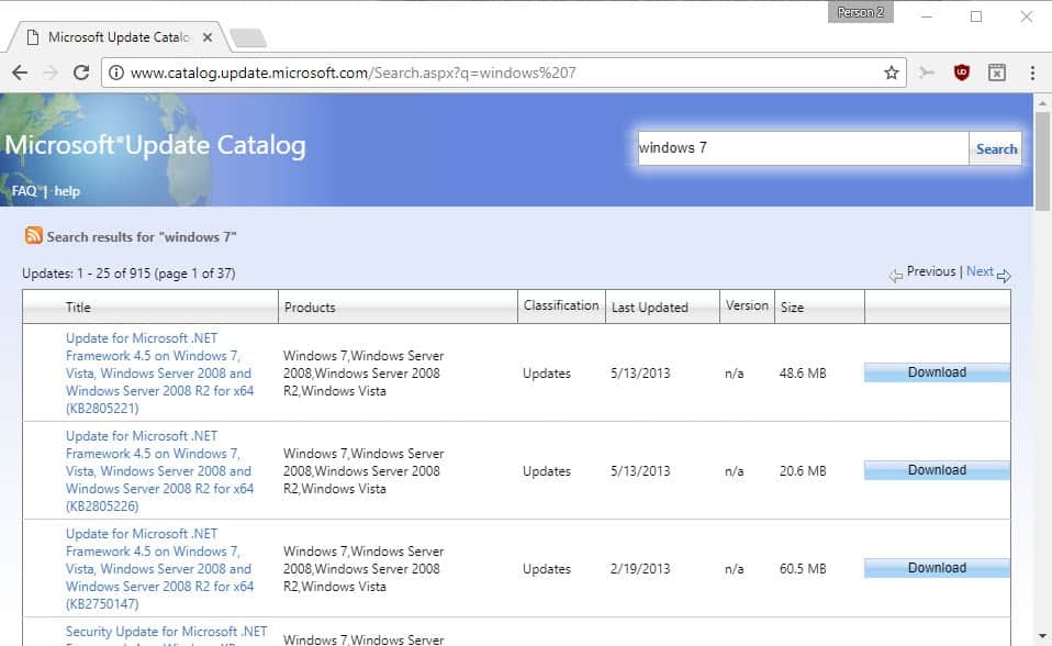 Microsoft Download Portals Overview