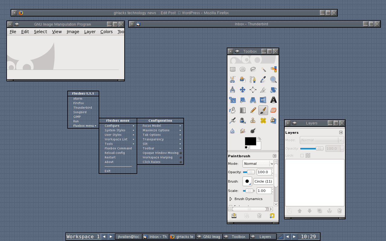 Get to know Linux: Fluxbox - gHacks Tech News