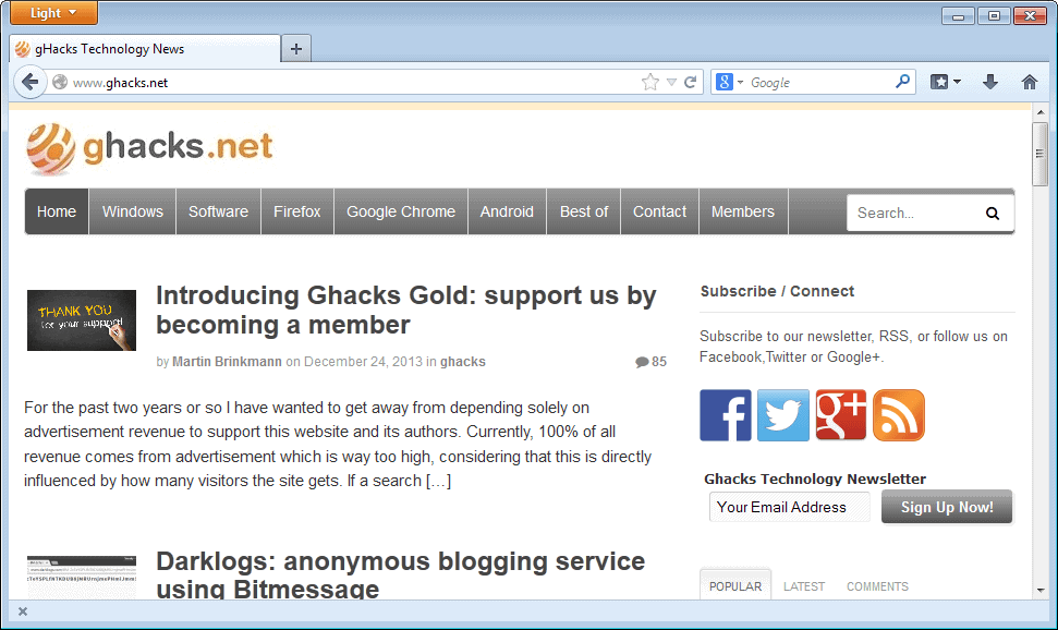 difference between firefox and waterfox