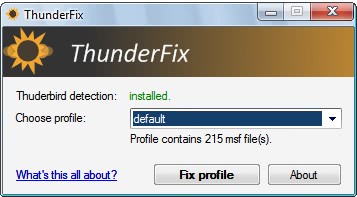 thunderbird email fix