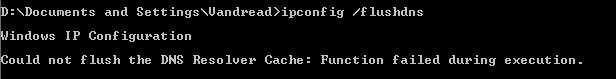 Fix: Could not flush the DNS Resolver Cache