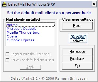 default email client