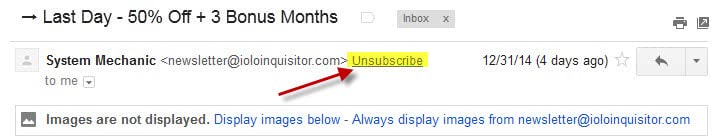 gmail unsubscribe newsletter