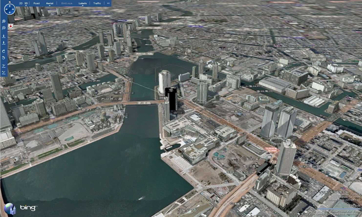 bing maps 3d