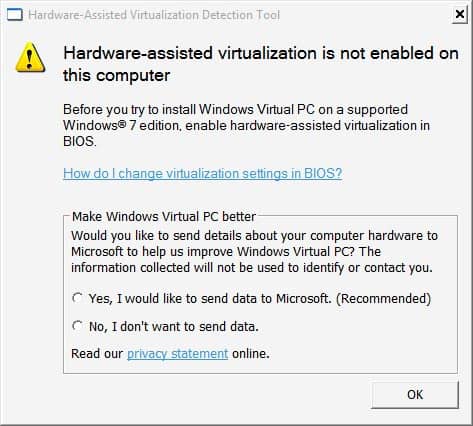 hardware assisted virtualization