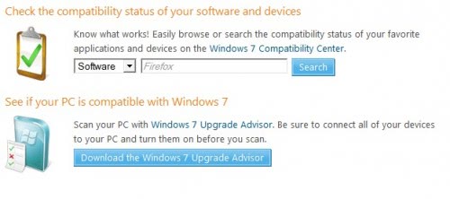windows 7 compatibility center
