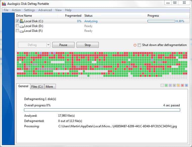 disk defrag portable