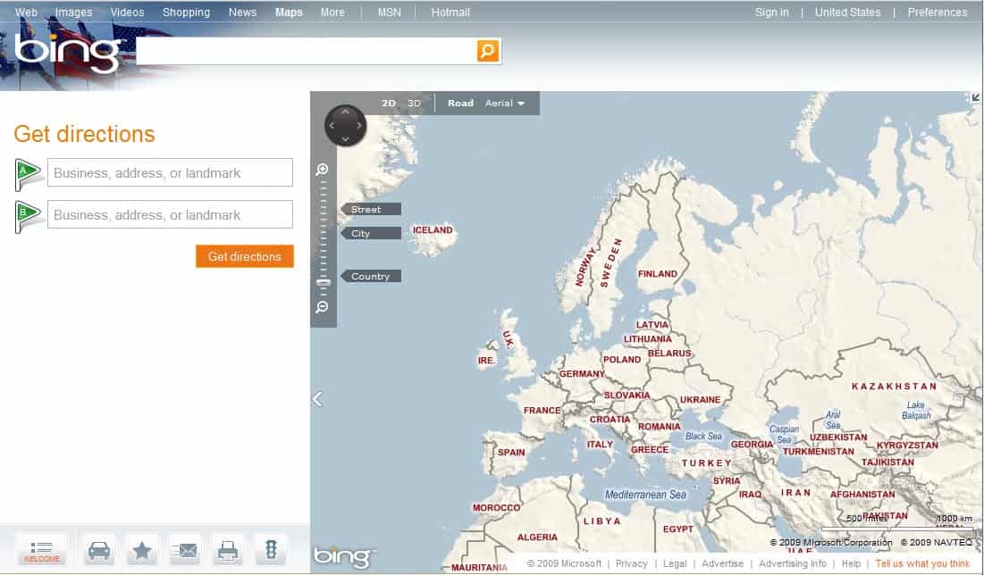 Bing Maps Gets An Update - gHacks Tech News