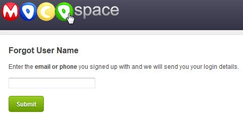 mocospace username