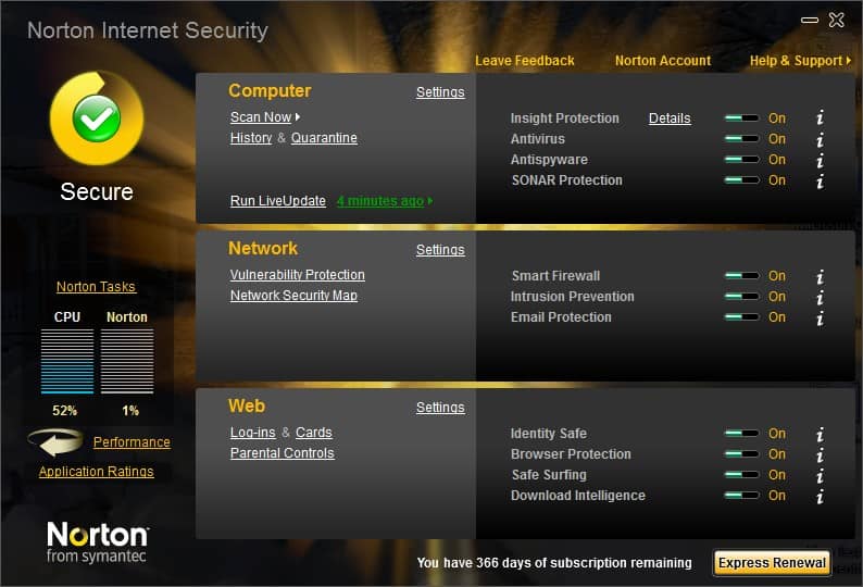 Norton Internet Security 10 Review Ghacks Tech News