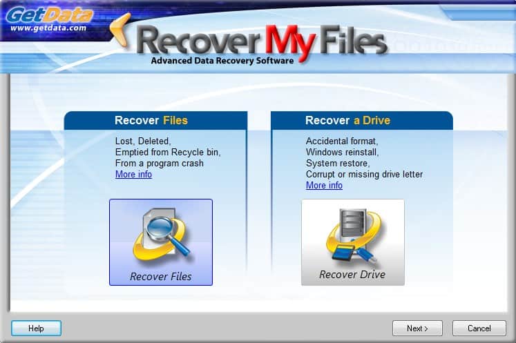 восстановить мои файлы