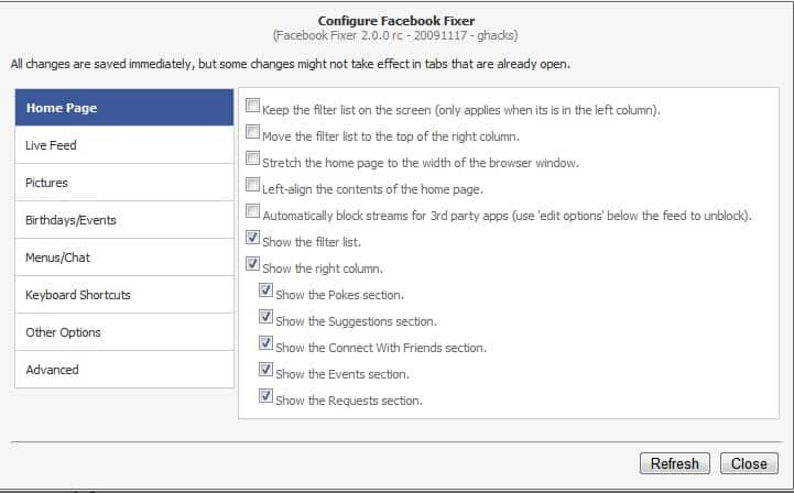 Improve Facebook With Facebook Fixer For Google Chrome