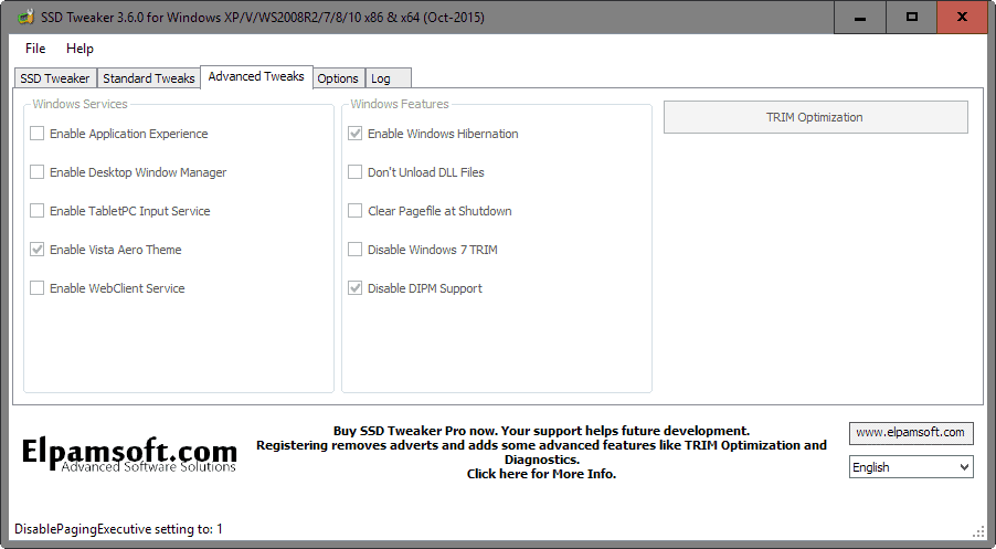 advanced tweaks