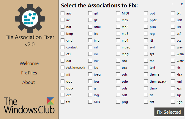 file association fixer