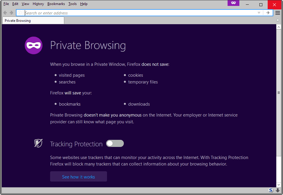 firefox private browsing