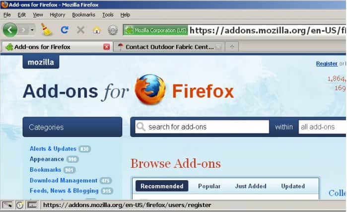 Change Firefox Font Size Of Address, Tab And Status Bar