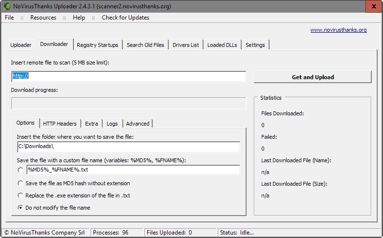 novirusthanks uploader