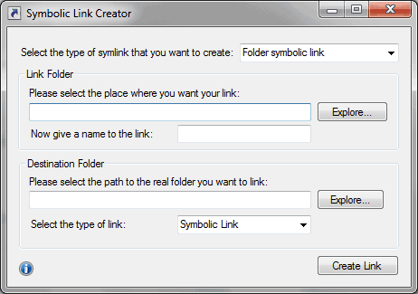 symbolic link creator