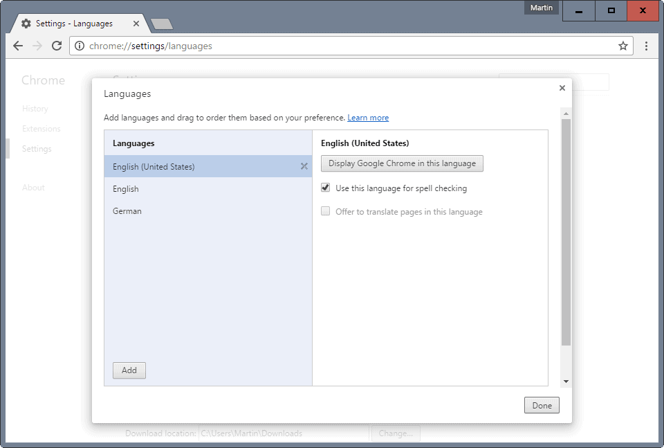 How To Add Languages That You Speak To Google Chrome