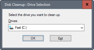 disk cleanup