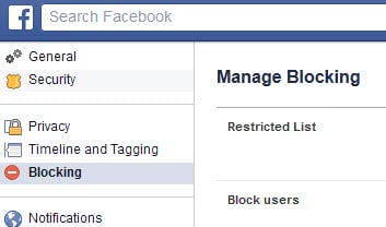 blocking on facebook