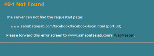 facebook login not working