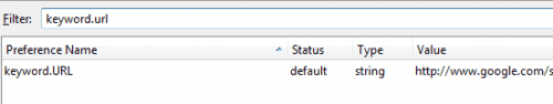 firefox default search