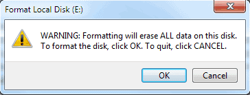 format drive