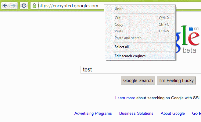 поисковая система google chrome