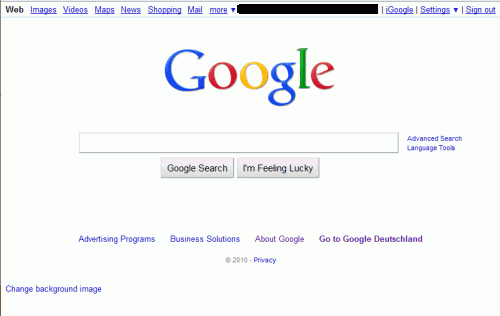 google search background image