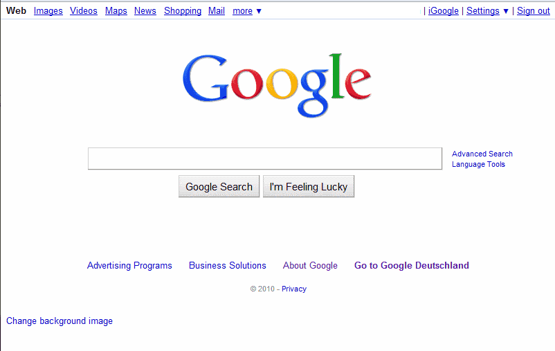 google search background image