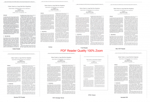 pdf reader quality