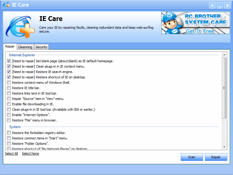 IE care