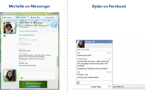 New Facebook chat integration