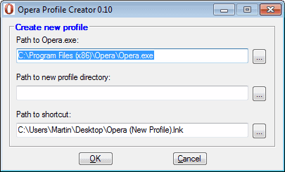 opera profile creator