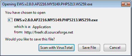 scan with virus total
