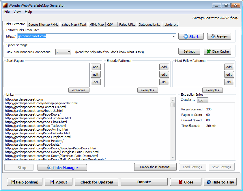 sitemap generator