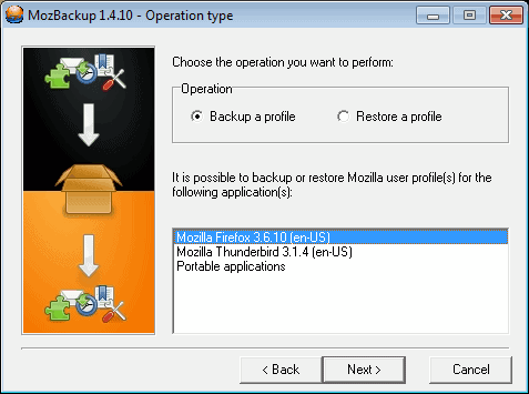 backup email client