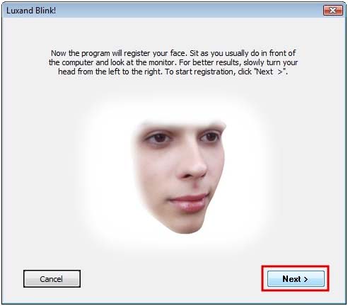 face recognition software2 blink