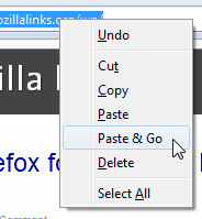 Firefox 4 Gets Paste And Go, Yay!