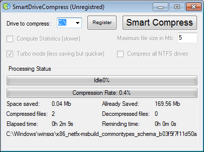 smart drive compress