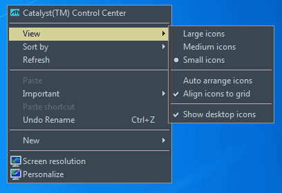 transparent menu